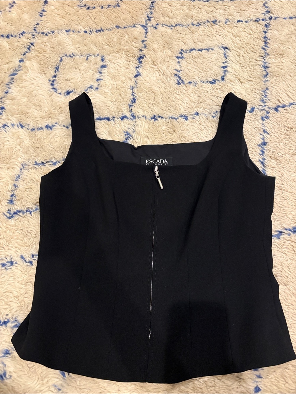VINTAGE Escada corset style top